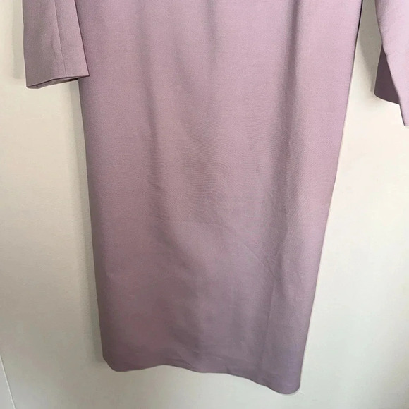 NWT Ralph Lauren Purple Label Made in Italy Lilac Midi Dress Wool/Silk Size 12 - Picture 7 of 15